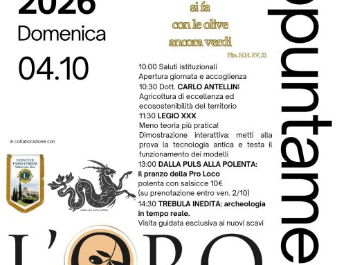 L’ORO DEL MEDITERRANEO 2026